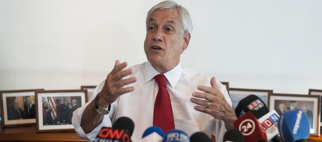 El expresidente chileno Sebastián Piñera.