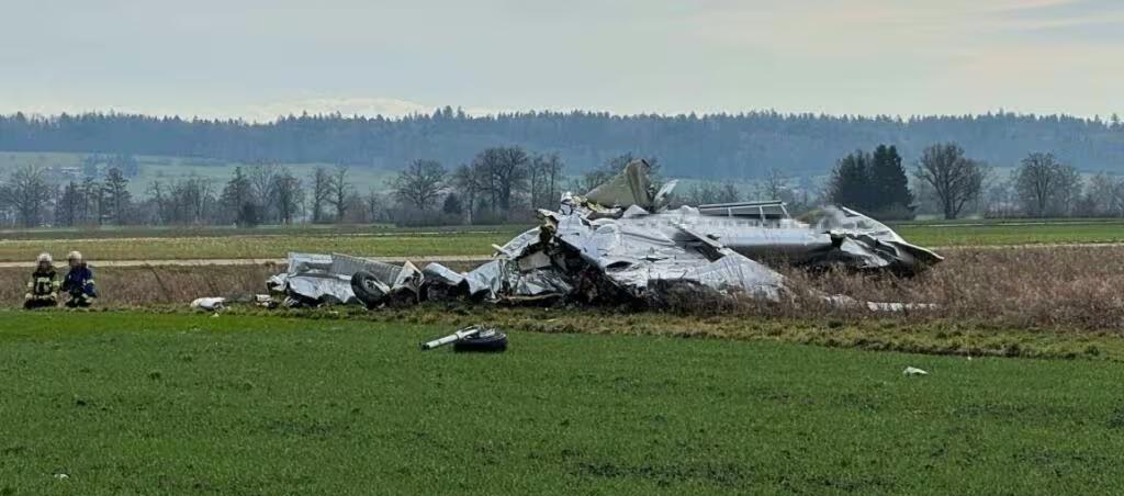 Piloto murió en Suiza.
