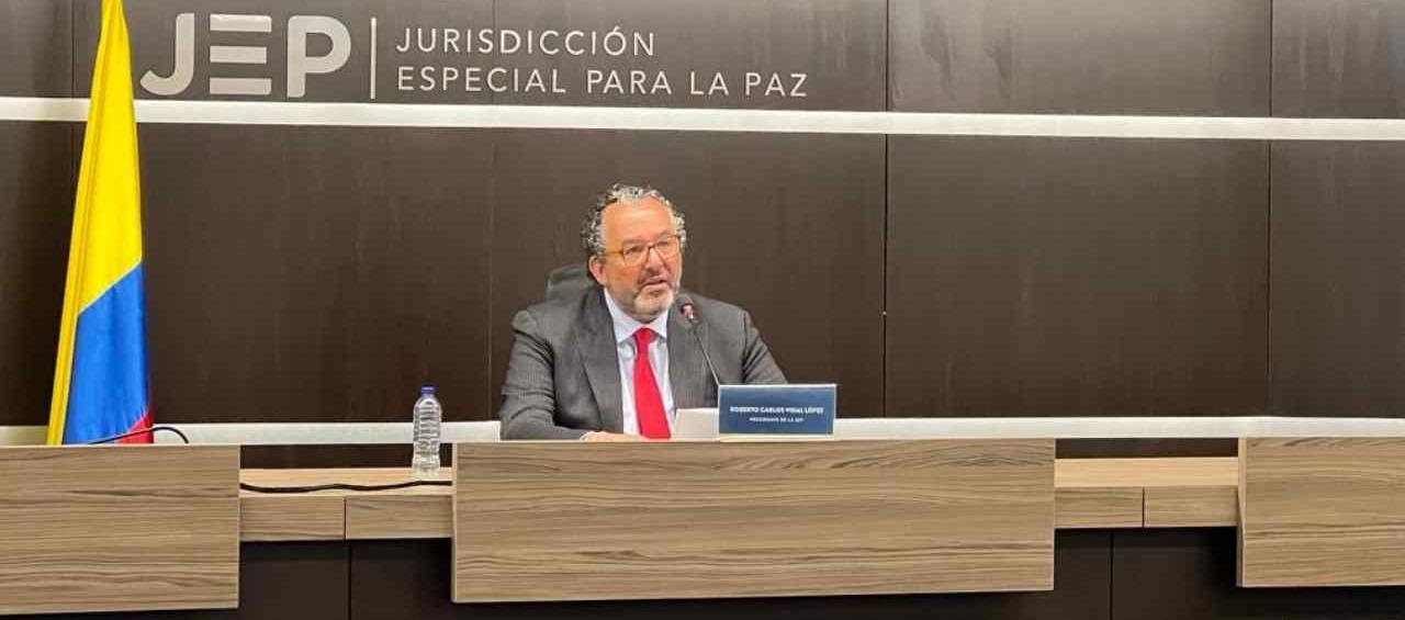 Roberto Vidal, presidente de la JEP.