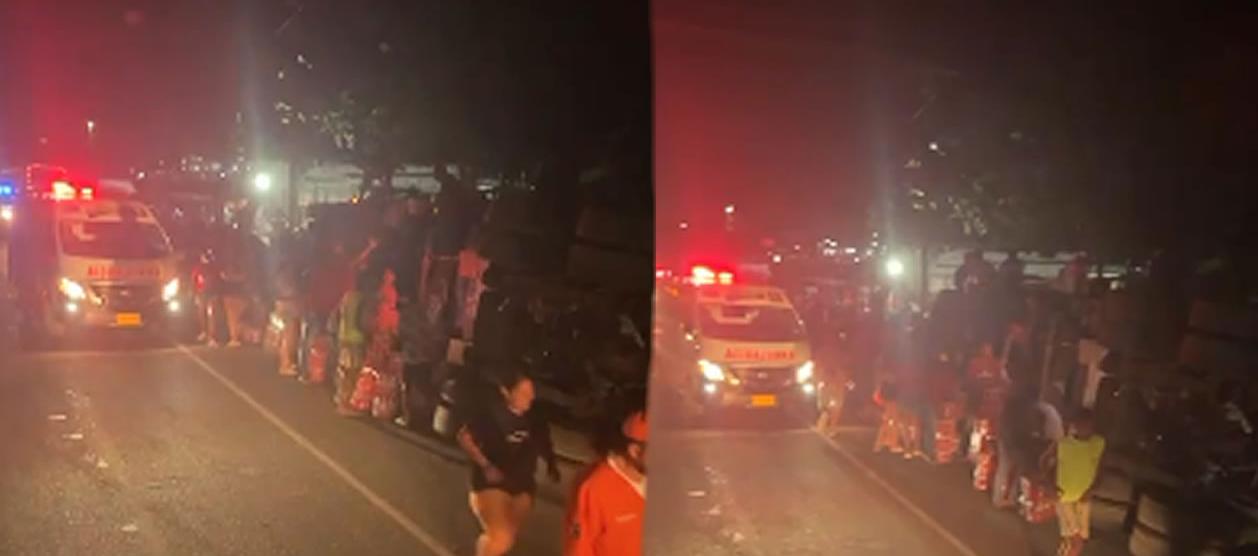 Lugar del accidente. 