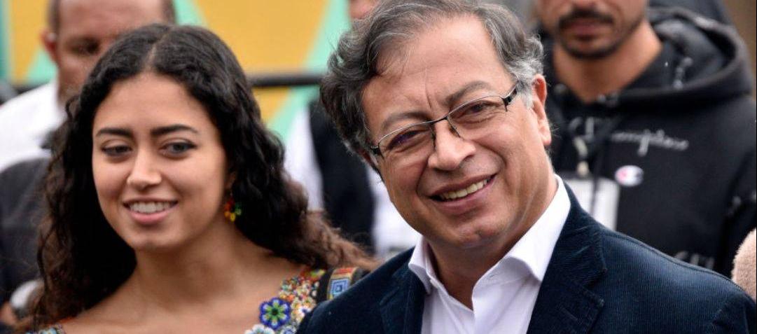 Sofía y su papá el Presidente Gustavo Petro.  
