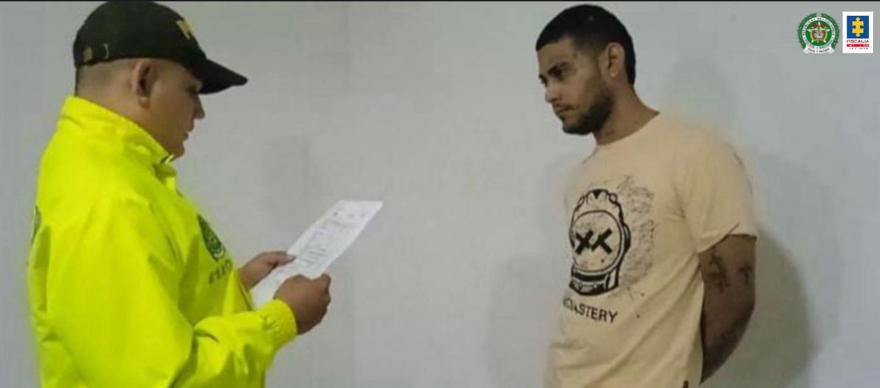 Jhony Alfonso Manjarrez Polo, alias ‘Wasson’, uno de los presuntos sicarios.