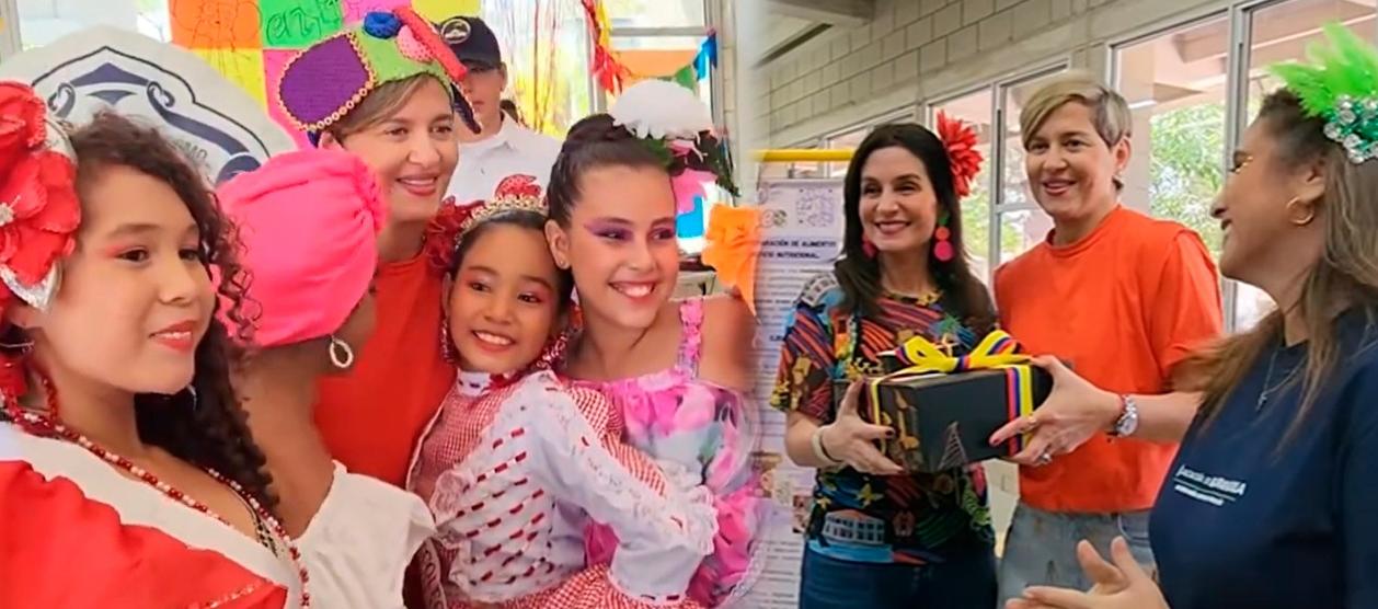 Alcocer estuvo con la primera gestora social de Barranquilla, Katia Nule.