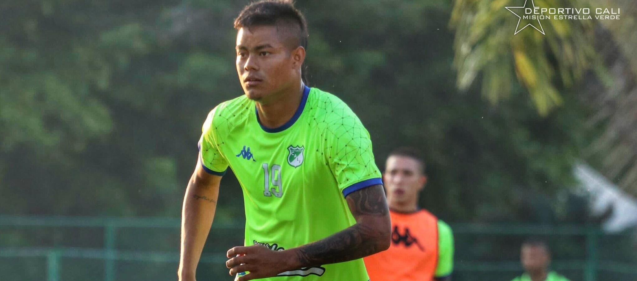 Luis Sandoval, delantero del Deportivo Cali. 