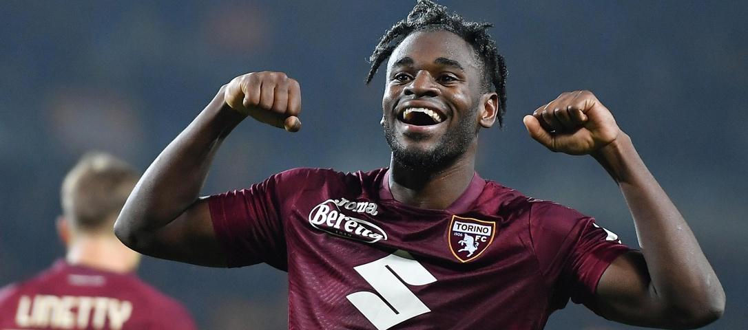 Duván Zapata completó ocho goles con el Torino en la Serie A esta temporada.