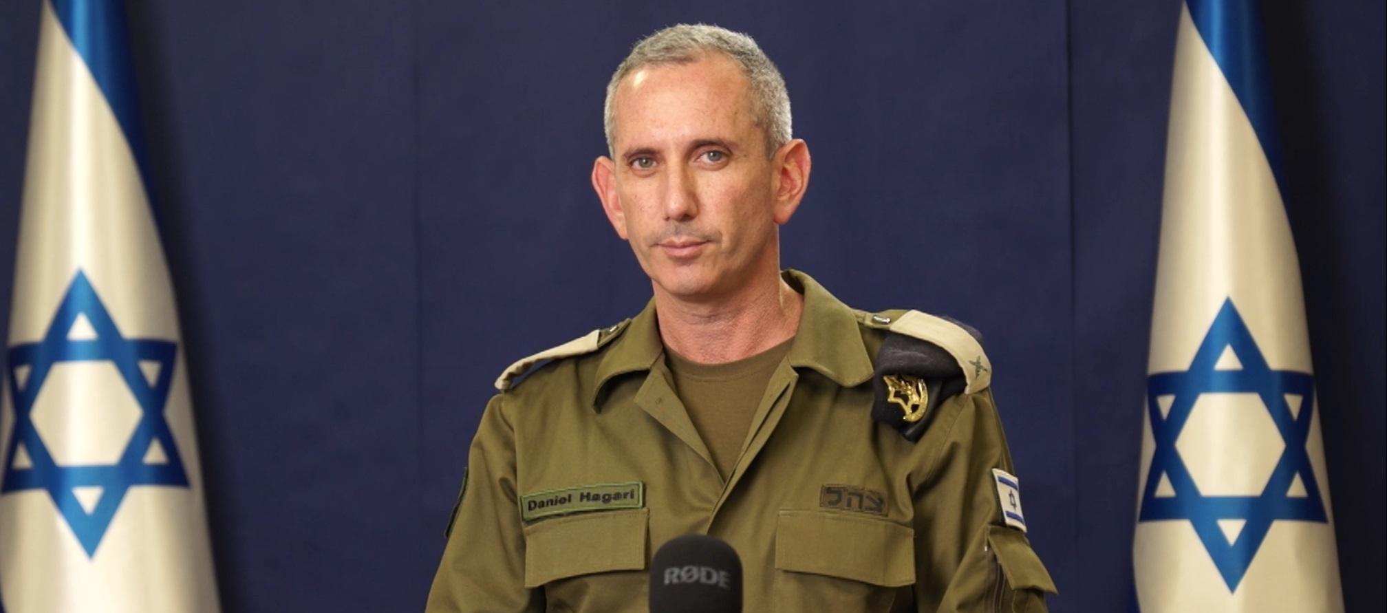Daniel Hagari, almirante y portavoz del Ejército de Israel.