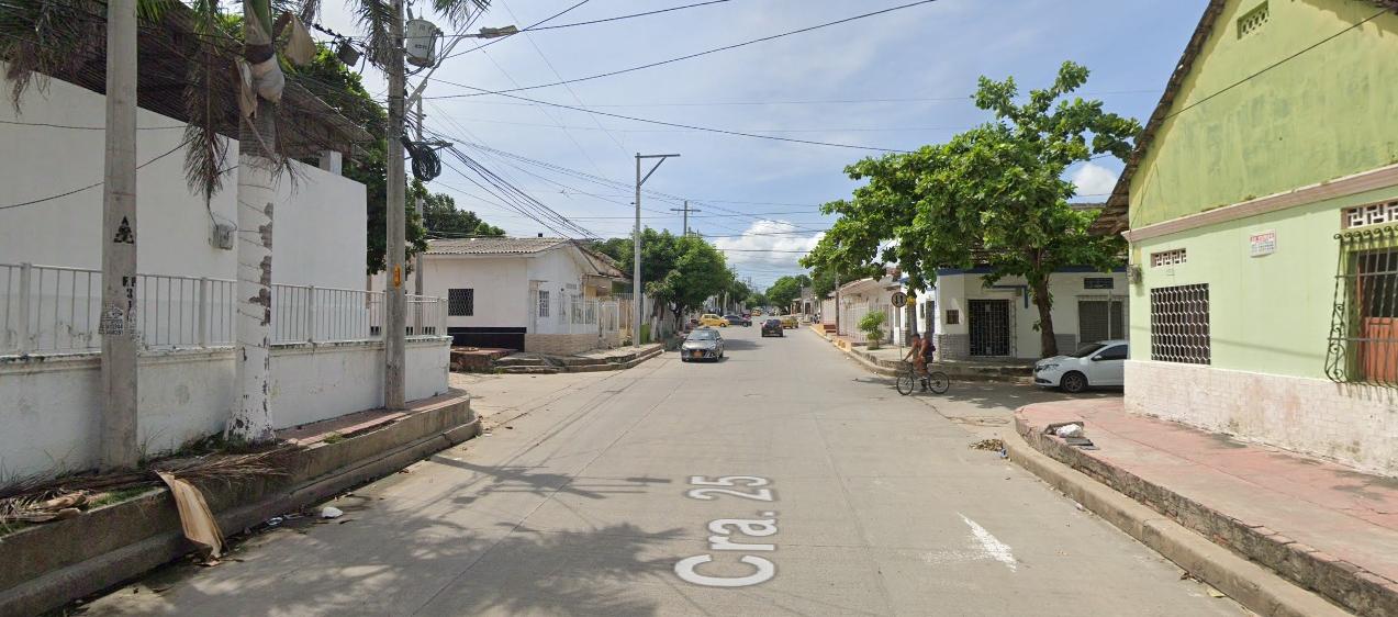 En la calle 33 con 25 en donde ocurrió el ataque a bala