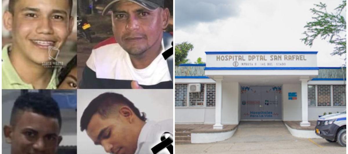 Las víctimas de la masacre.