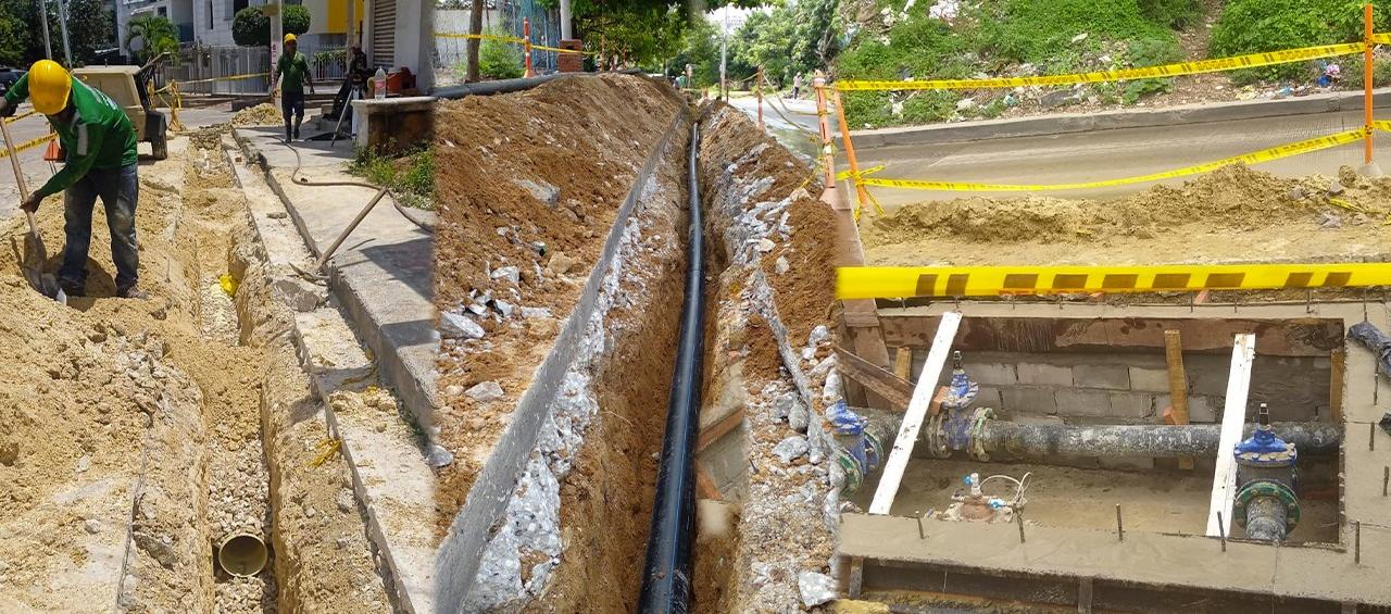 Los trabajos de reposición comenzaron en el 2021