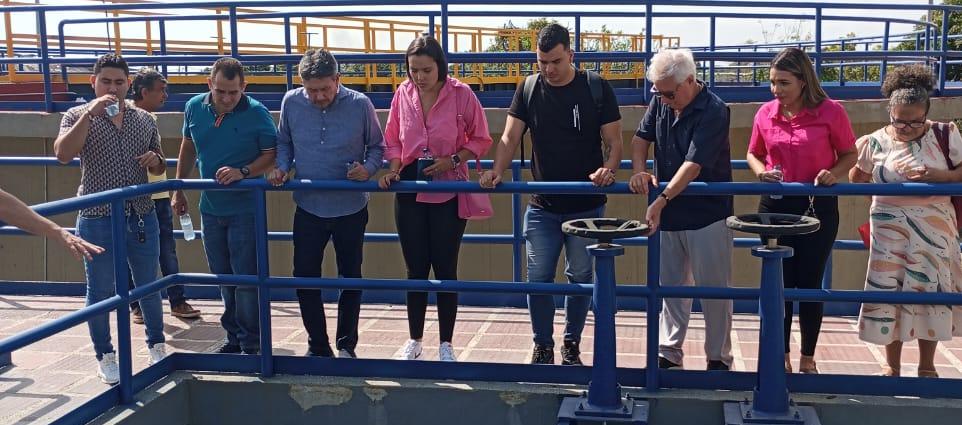 Los concejales de Soledad en la nueva planta de tratamiento de Triple A.