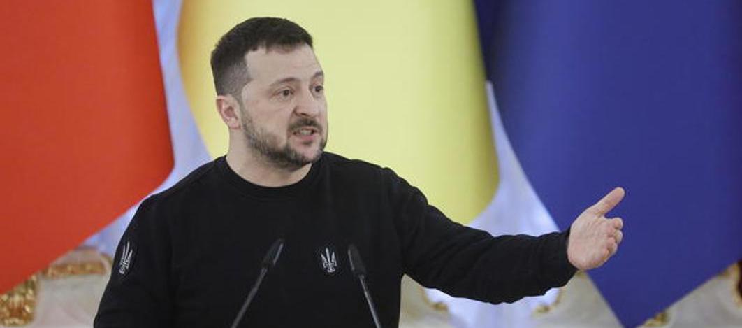 Volodímir Zelenski, presidente de Ucrania. 