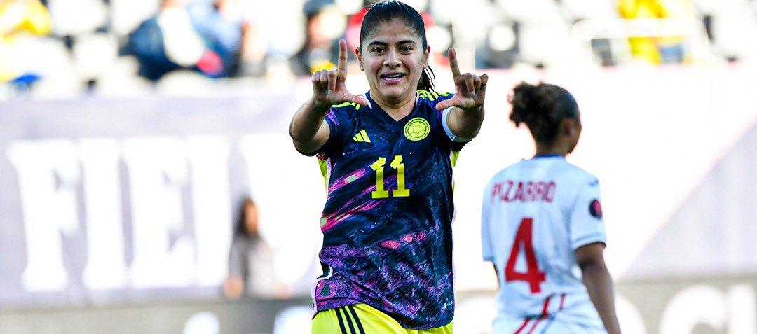 Catalina Usme marcó el primer gol de la Selección Colombia. 