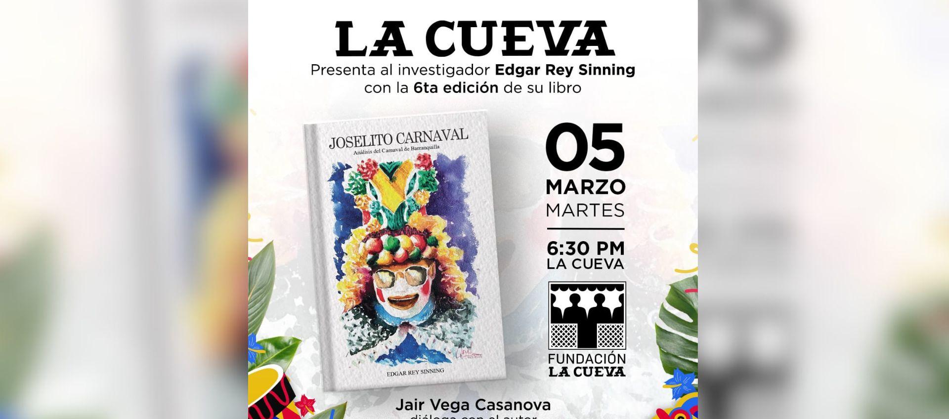 Édgar Sinning presenta su libro en La Cueva.