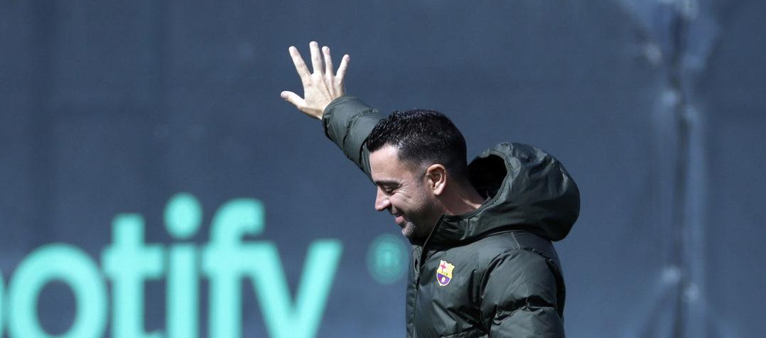 Xavi Hernández, entrenador del Barcelona. 