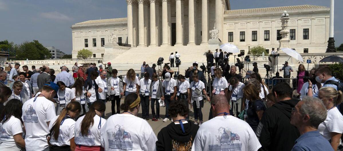 Protesta a favor del aborto en Estados Unidos. 