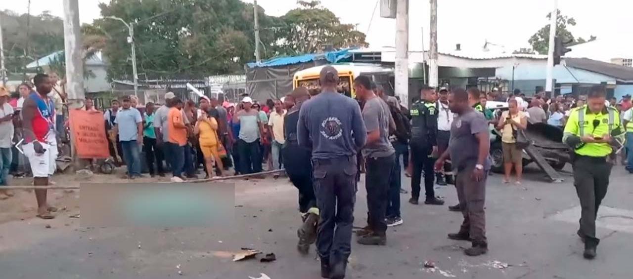 Ocurrió cerca de la loma del Colegio Bolivariano.