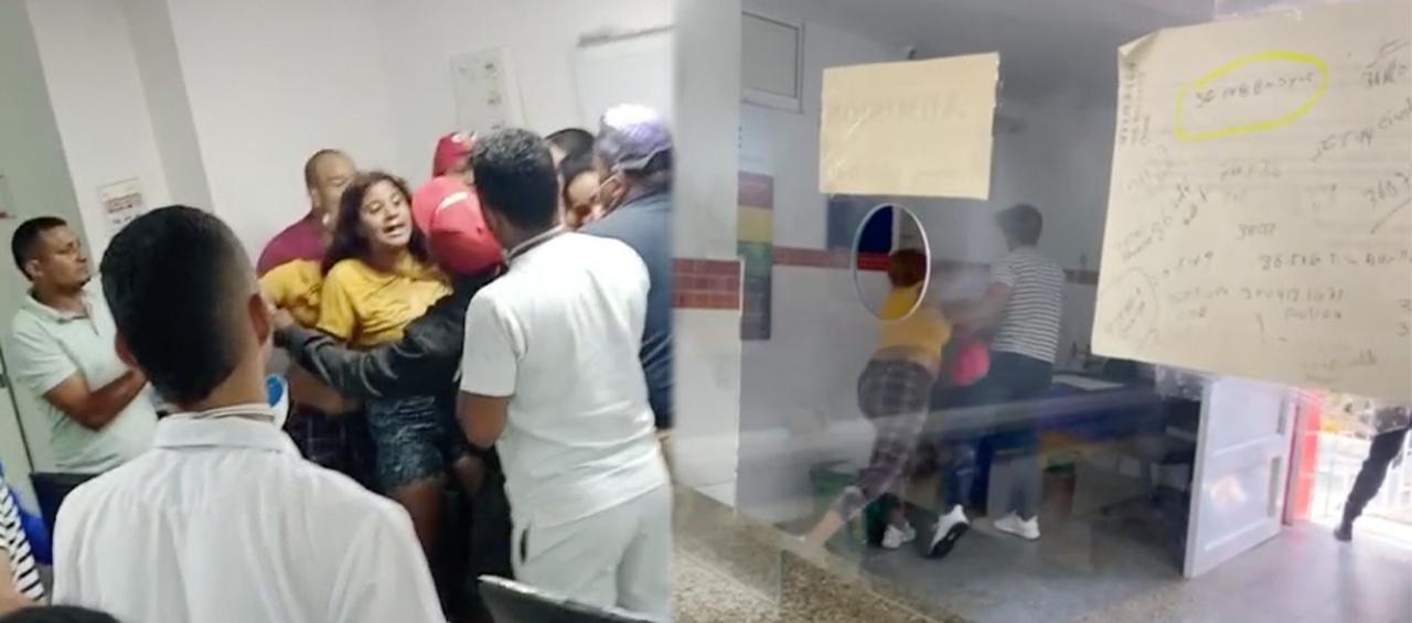 Agresión al personal médico en el Camino La Manga. 