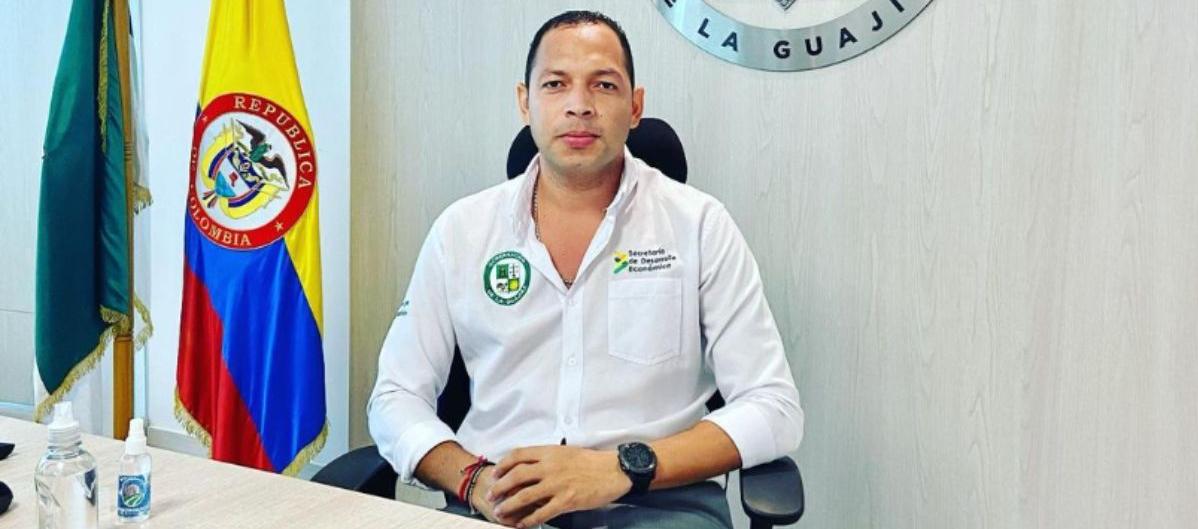 Exsecretario de Desarrollo Económico de La Guajira, Alberto Carlos Ariza Cujia.