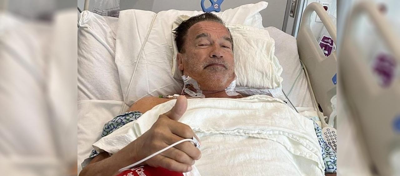 El actor Arnold Schwarzenegger, de 76 años, aseguró que se siente bien.