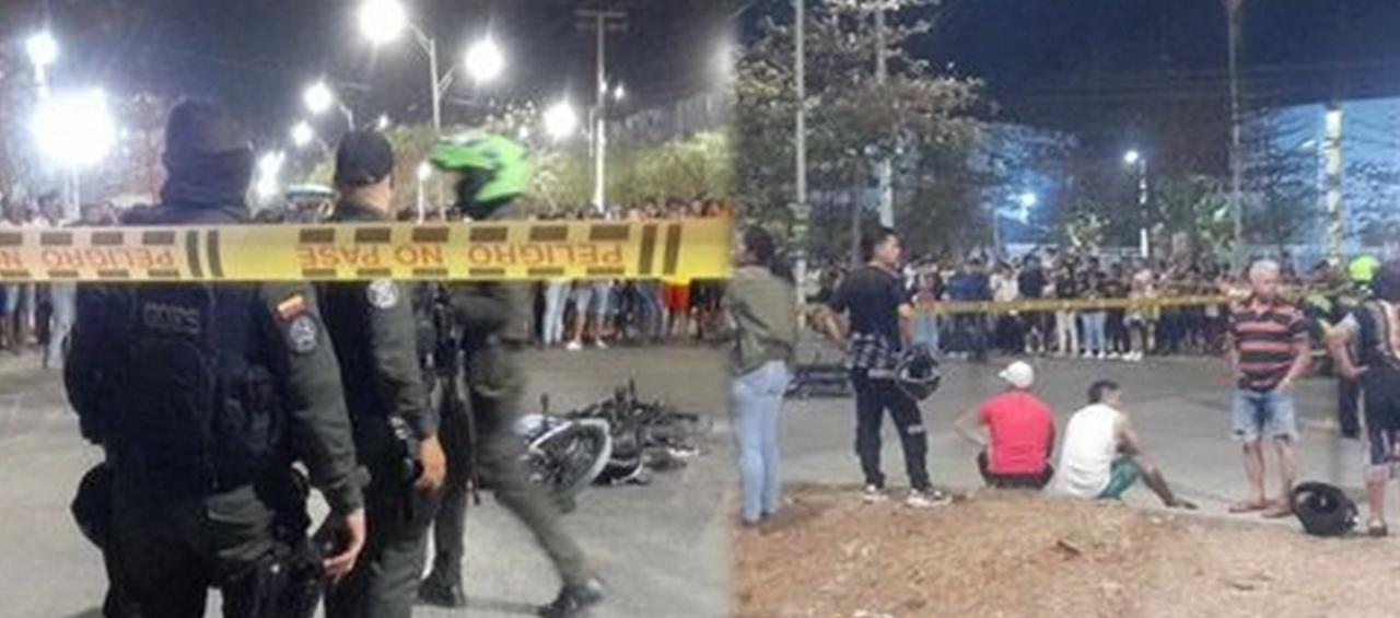 Lugar donde se registró el ataque sicarial en Caribe Verde. 