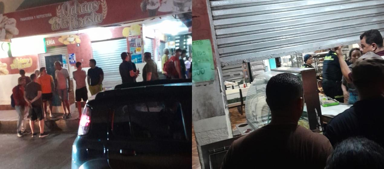 Lugar donde se registró el ataque a bala. 