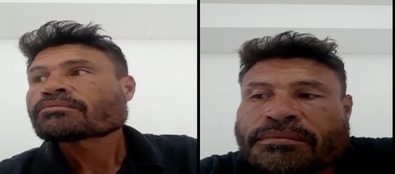 Winston de Jesús Pinzón Coronado durante las audiencias preliminares de este viernes. 