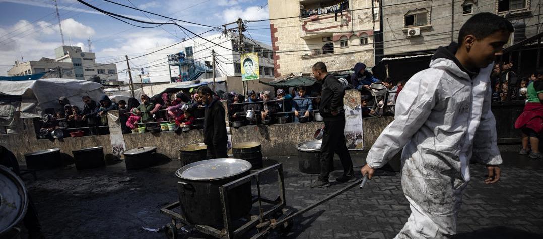 Imagen de la situación en Rafah.