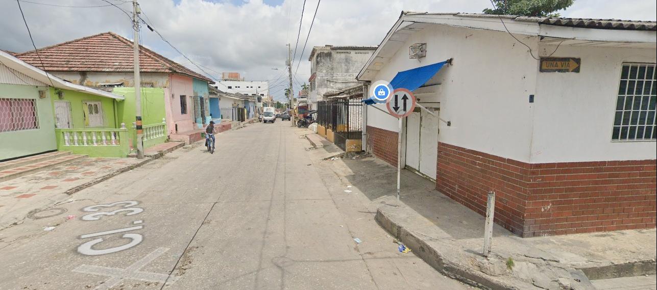 Sector donde se registraron los hechos.