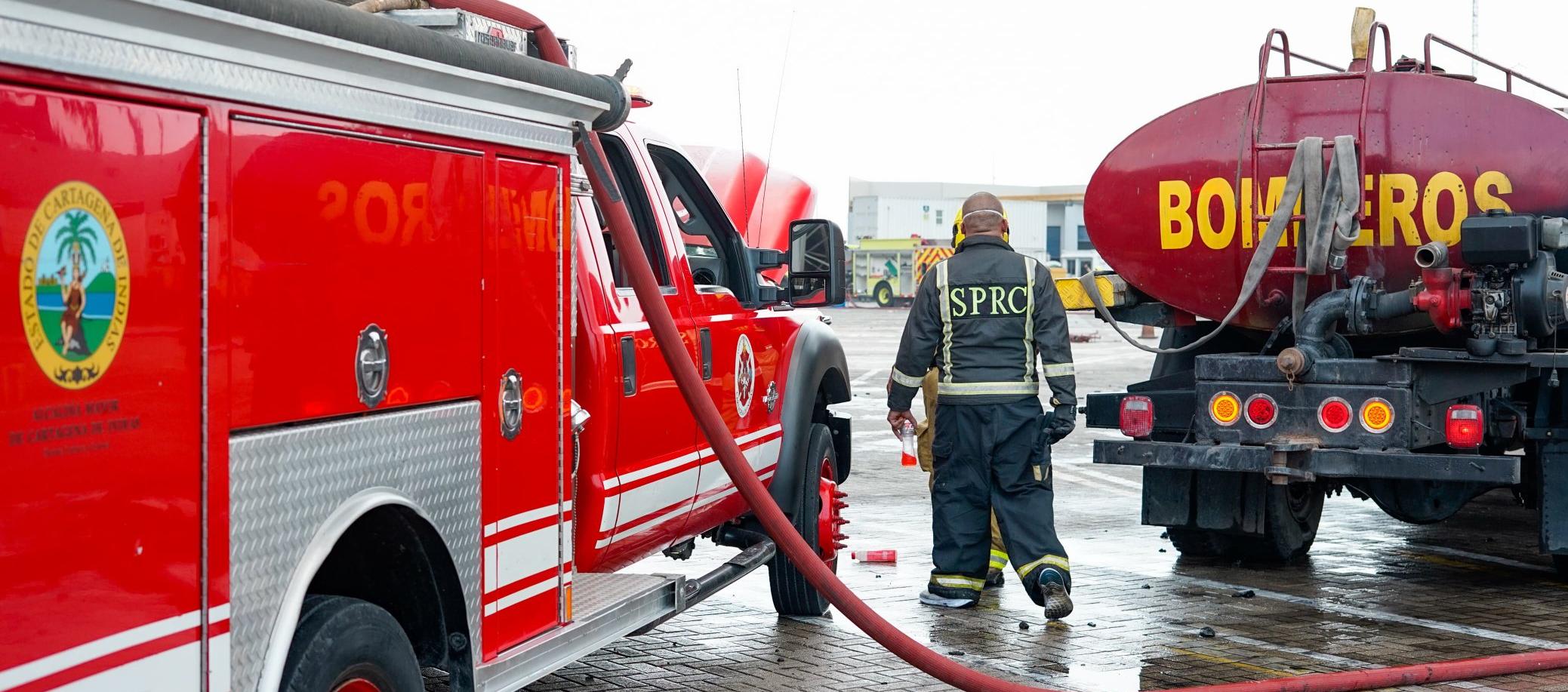 El incendio está controlado en un 70%.