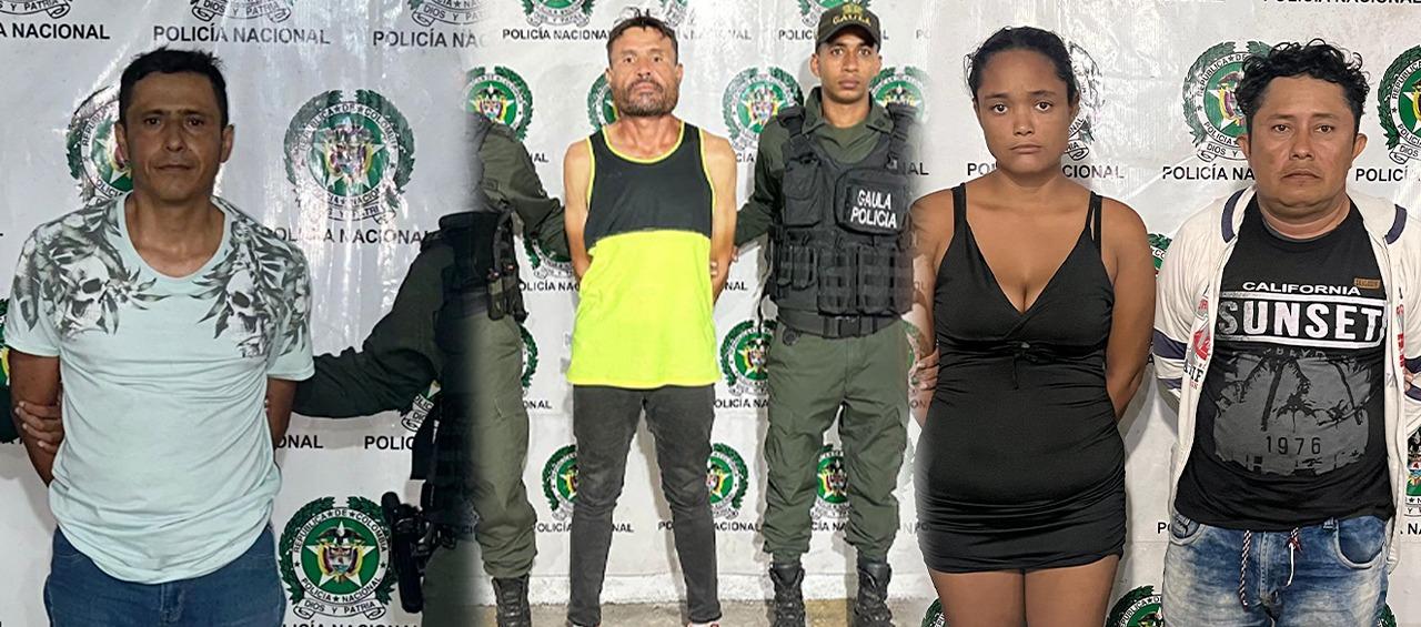 Les incautaron dos teléfonos celulares y dos millones de pesos.