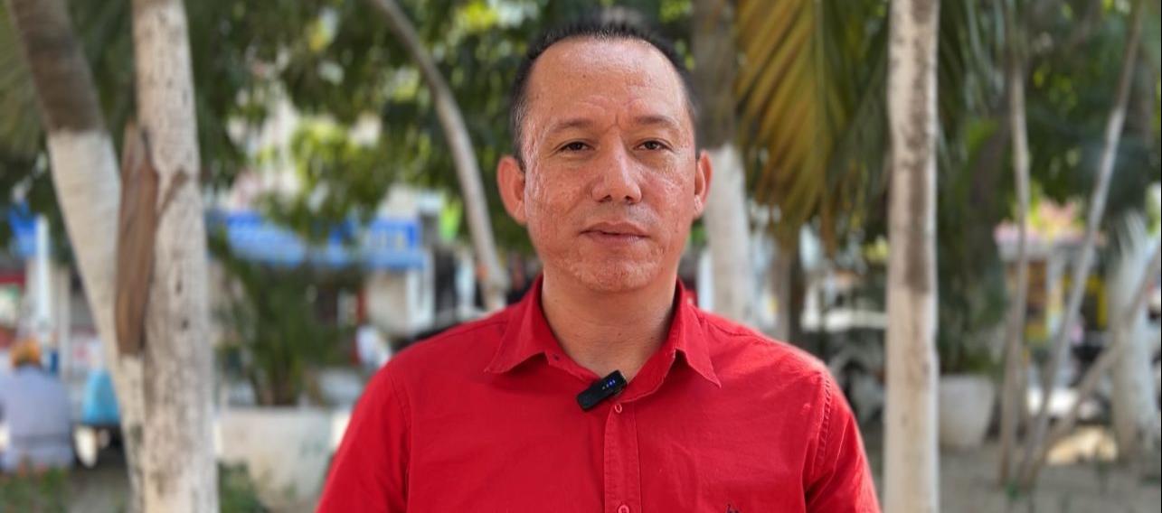 El Director de Tránsito de Soledad, Gerson Balza Corrales