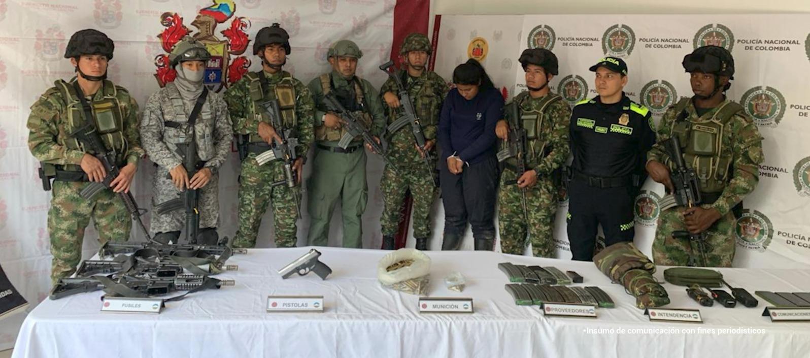 Una de las presuntas disidentes procesadas.