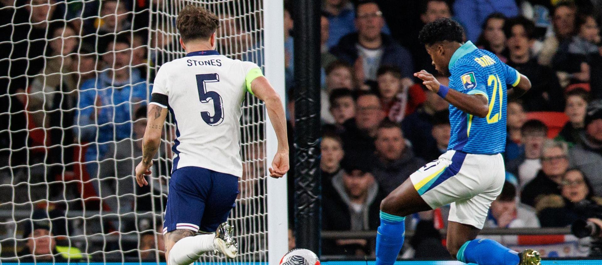 Endrick ingresó en el segundo tiempo por Rodrygo.