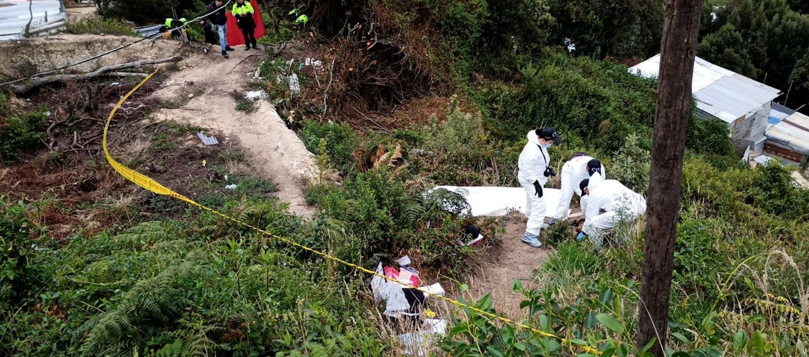 El CTI realizó la inspección técnica de los cuerpos.