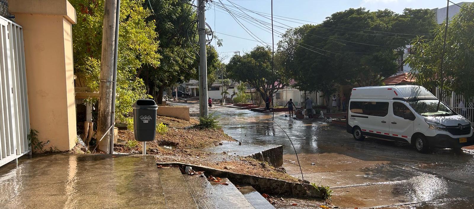 Estación del barrio Recreo.