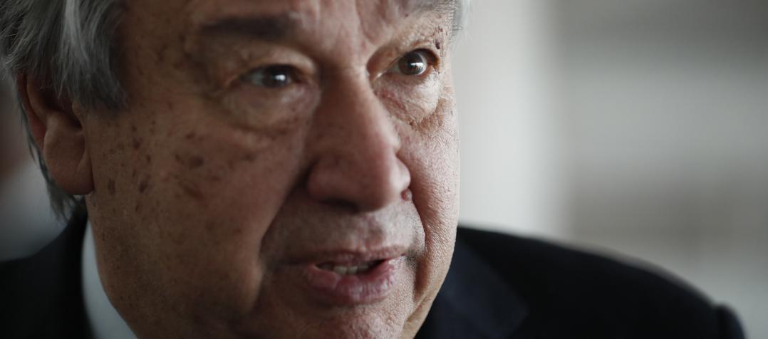 El secretario general de las Naciones Unidas, António Guterres.