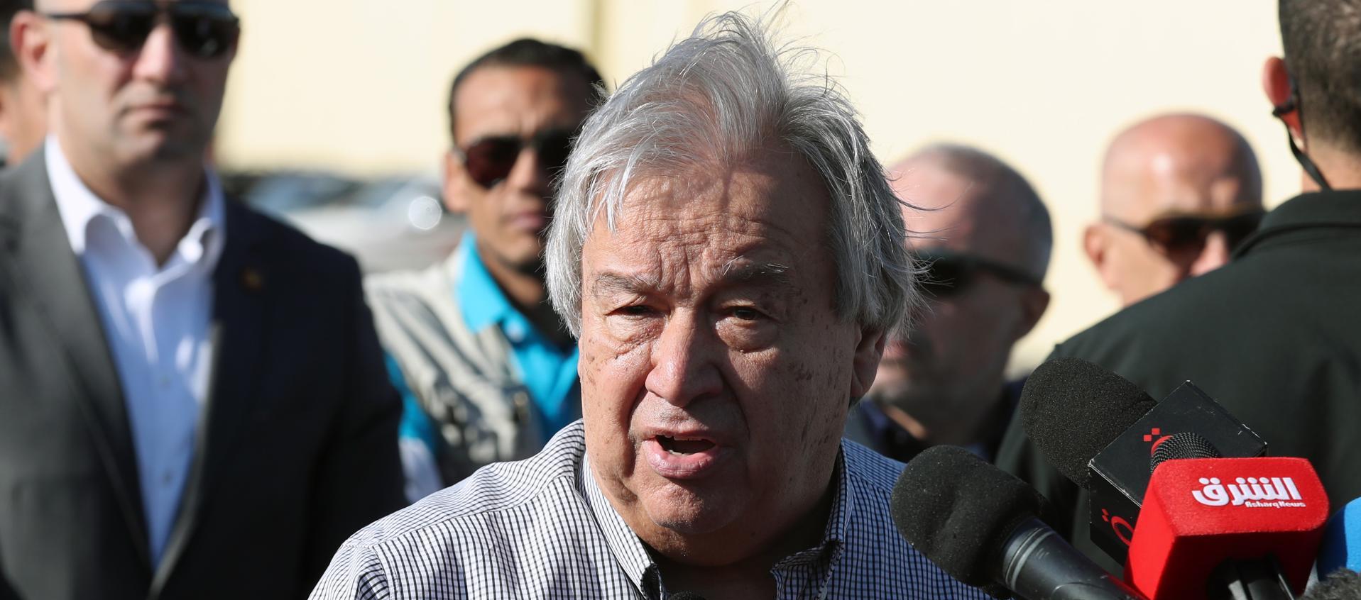 El secretario general de Naciones Unidas, António Guterres