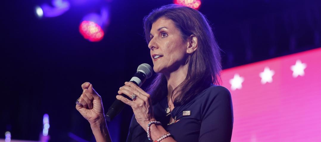 La exgobernadora de Carolina del Sur, Nikki Haley.