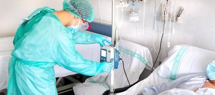 Persona hospitalizada. 