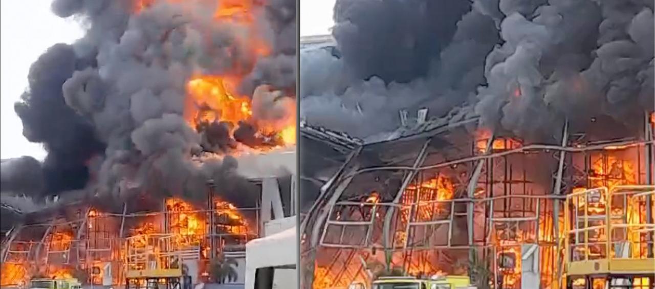 Autoridades no han informado qué generó el incendio.