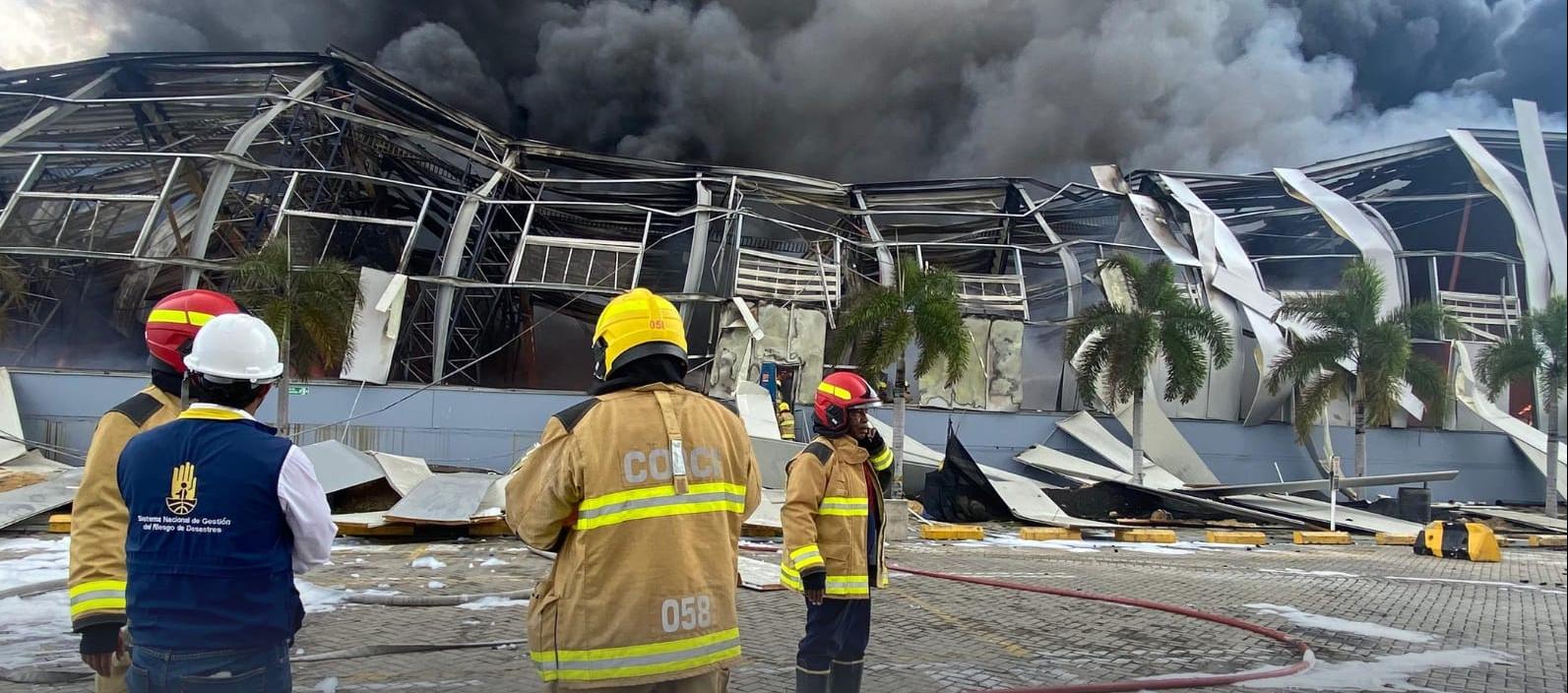 Imagen del incendio.