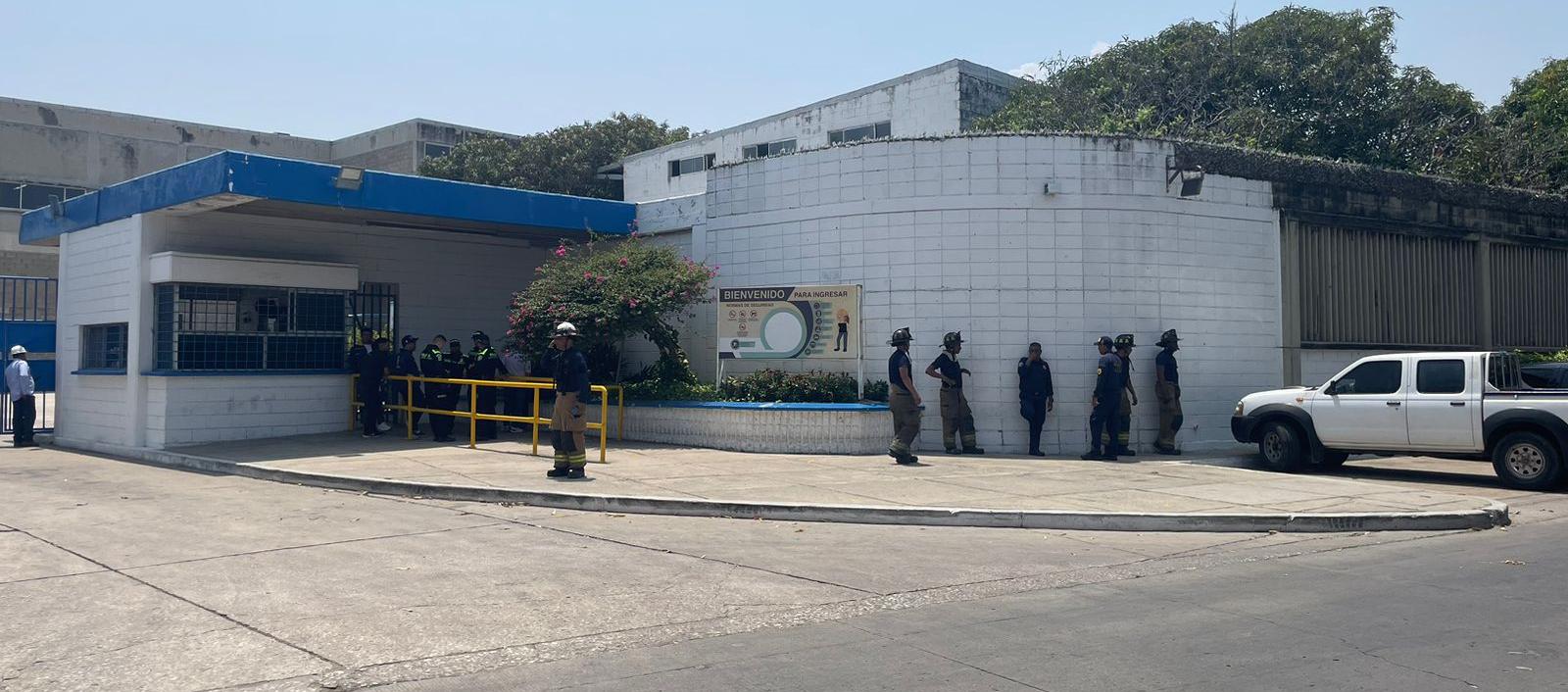 Fachada de las bodegas de Industrias Cannon de Colombia.