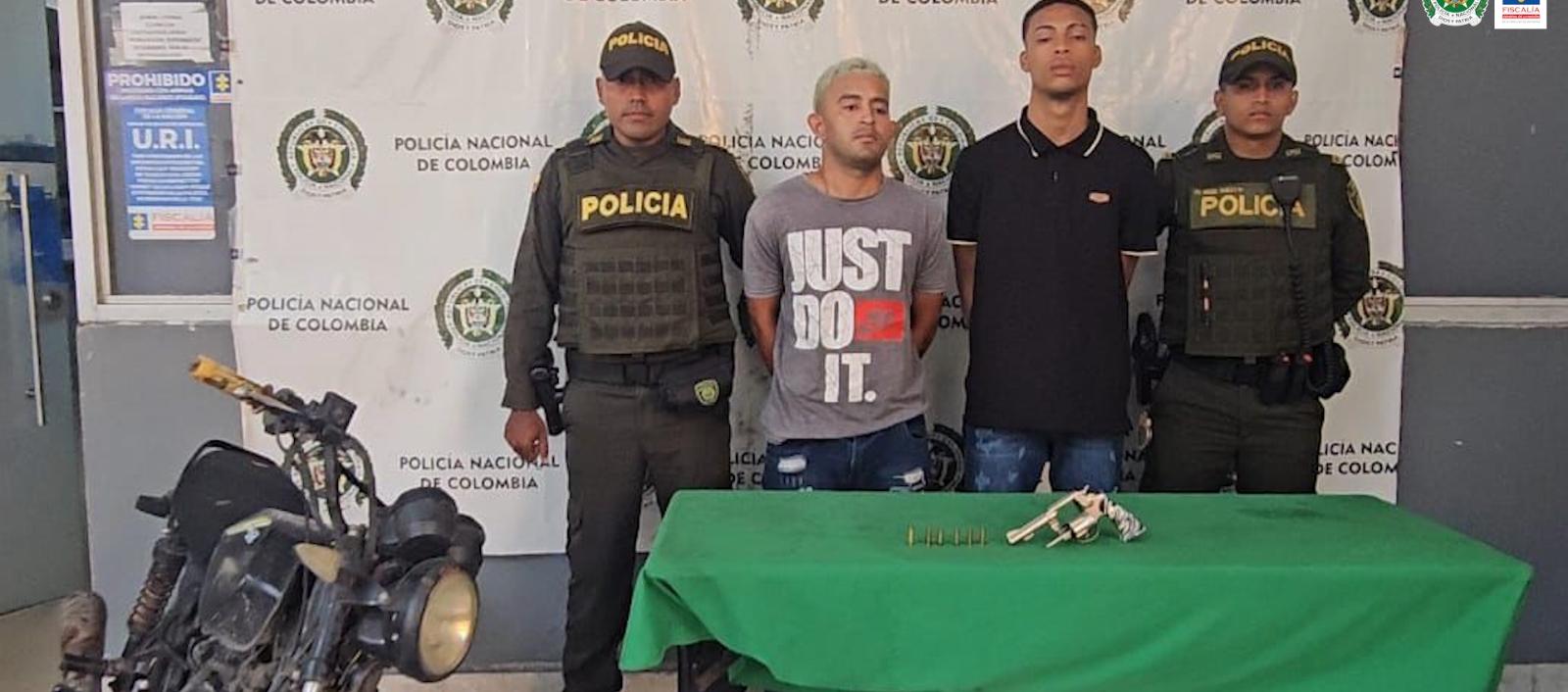 Javier Cortés Ruíz y Sneider Rafael Calderón Márquez.