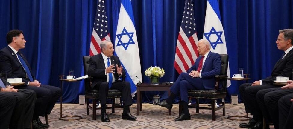 El Presidente de EE.UU. Joe Biden y el primer ministro israelí Benjamin Netanyahu en una foto de archivo. 