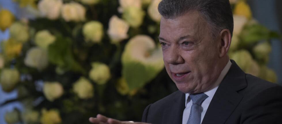 El expresidente de Colombia Juan Manuel Santos. 