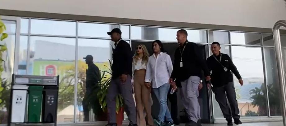 Laura Ojeda y Nicolás Petro.