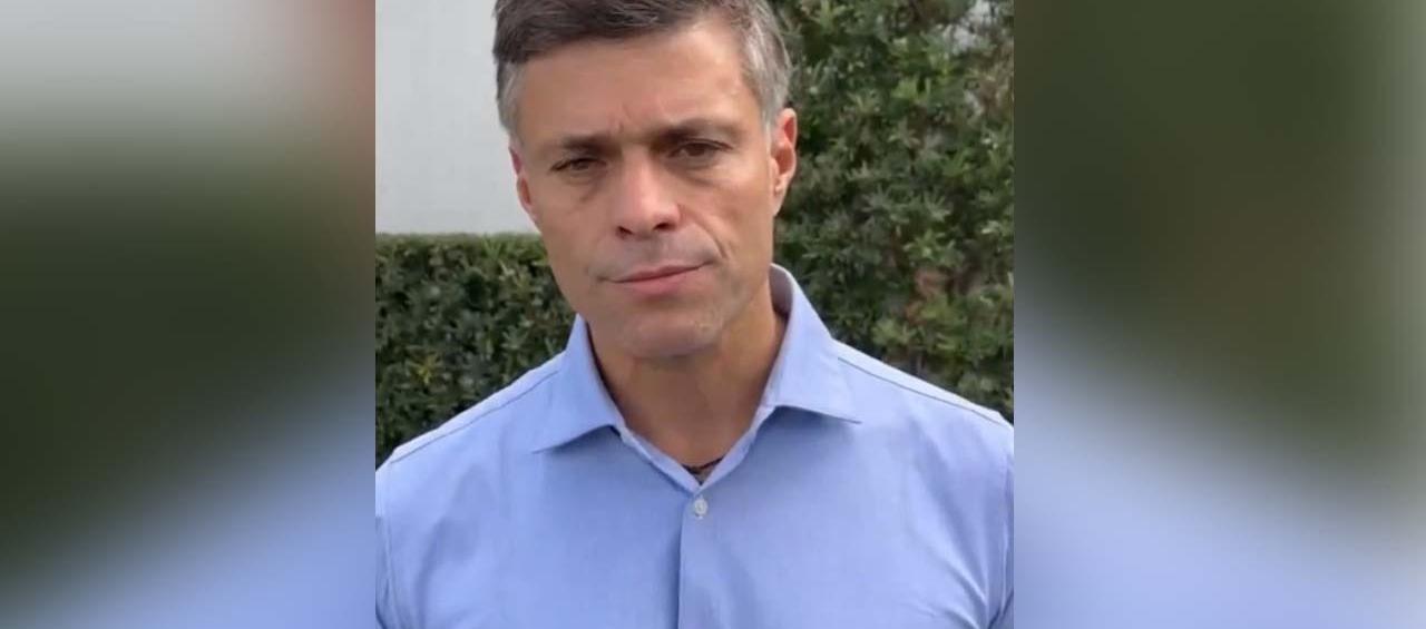 Leopoldo López, opositor de Nicolás Maduro en Venezuela. 