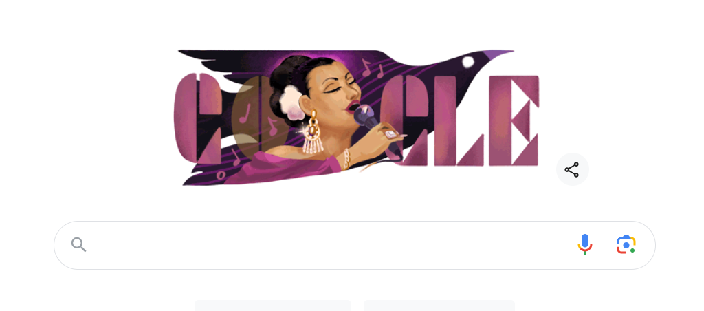 Lola Beltrán en doodle.