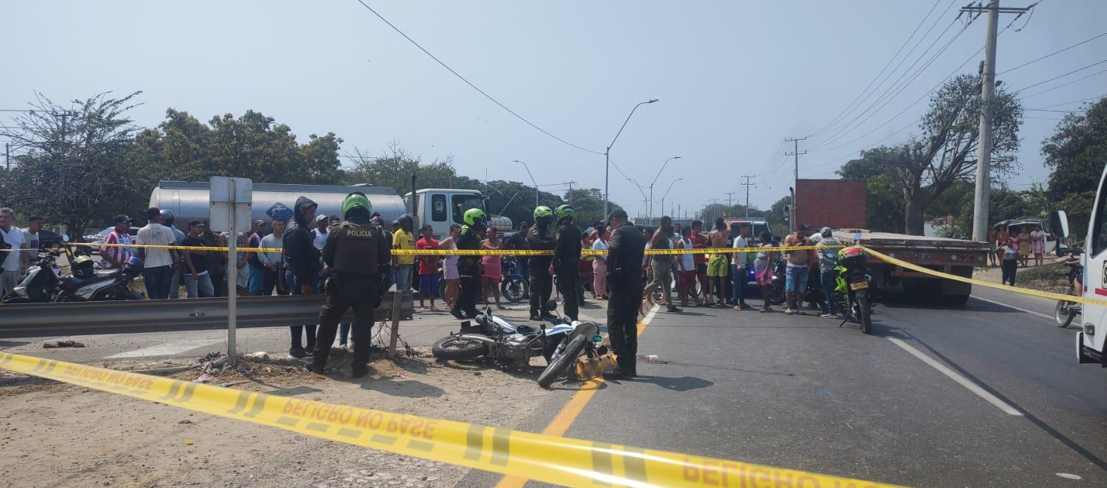 Una de las víctimas quedó muerta en el lugar de los hechos. 