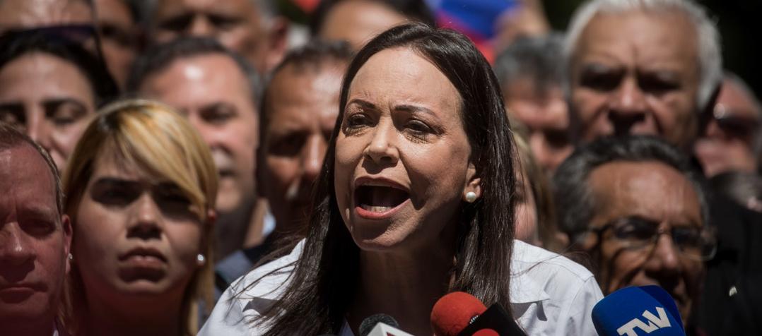 La líder opositora venezolana María Corina Machado.
